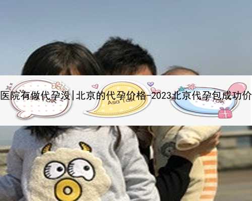 北京医院有做代孕没|北京的代孕价格-2023北京代孕包成功价格表