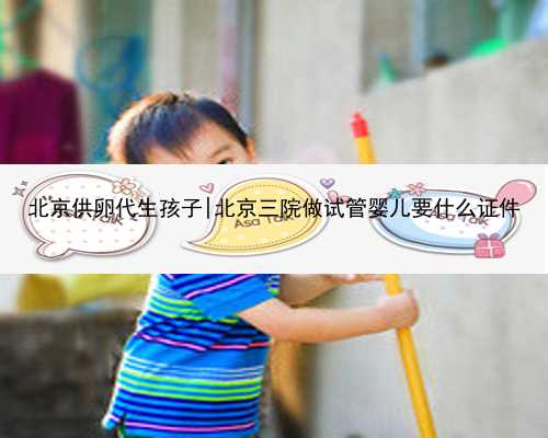 北京供卵代生孩子|北京三院做试管婴儿要什么证件