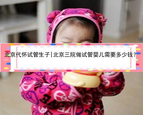 北京代怀试管生子|北京三院做试管婴儿需要多少钱？